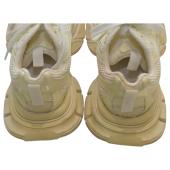 Balenciaga Triple S Sneaker in off white with patent leather & technical material 38