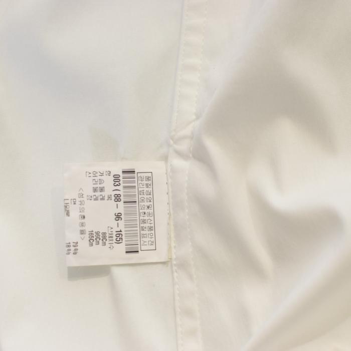 Issey Miyake White Cotton Pleats Button Down Shirt Long Top Size 3