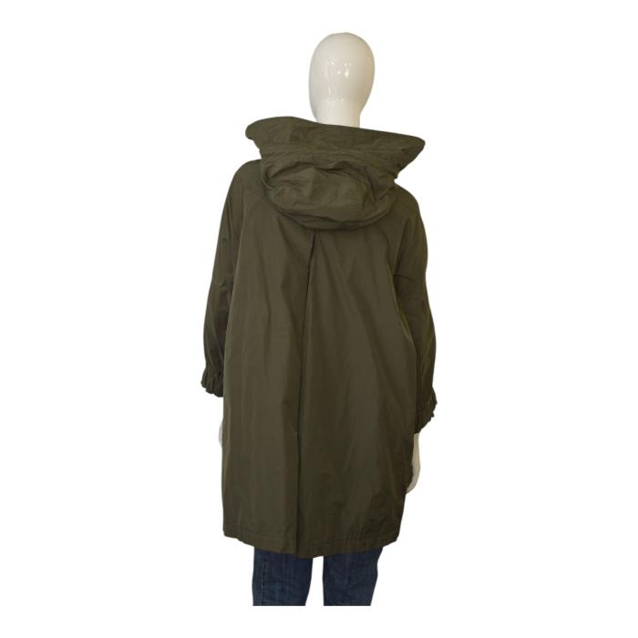 MONCLER Olive Parka ASTROPHY Giubbotto Midi Hooded  Rain Coat Jacket MSRP $1130