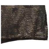 See By Chloe Black Sequined Cap Sleeves Short Mini Length Dress size 42