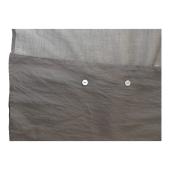 Dries Van Noten Gray Sheer Button Closure Collared Shirt Top size 38