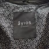 Ayios Athens Distressed Green Army Look Collared Jacket w. Patches