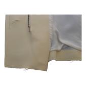 Costume National Black & Cream Wool Unhemmed Jacket Blazer size 42