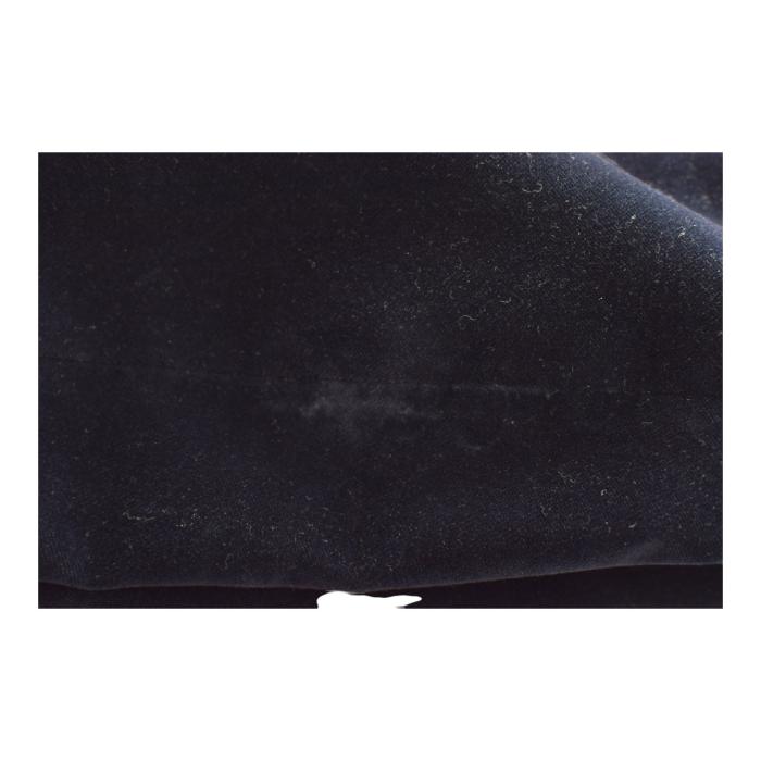 Saint Laurent Blue Black Velvet Velour Jacket & Pants Trousers Suit Set Fr 38