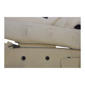 Costume National Black & Cream Wool Unhemmed Jacket Blazer size 42