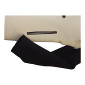 Costume National Black & Cream Wool Unhemmed Jacket Blazer size 42