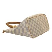 LOUIS VUITTON Damier Azur Canvas Saleya PM Tote Vintage Bag Vachetta leather