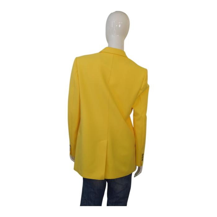 MSGM Single-breasted Yellow Jacket peak-lapels blazer suit size IT 42
