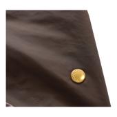 MONCLER Esterel Brown & White Giubbotto light raincoat jacket with hood size 3