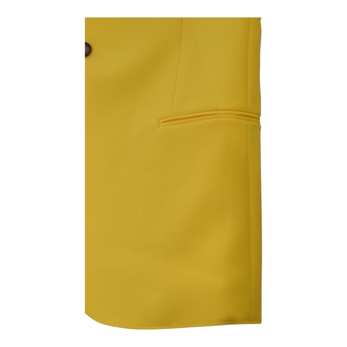 MSGM Single-breasted Yellow Jacket peak-lapels blazer suit size IT 42