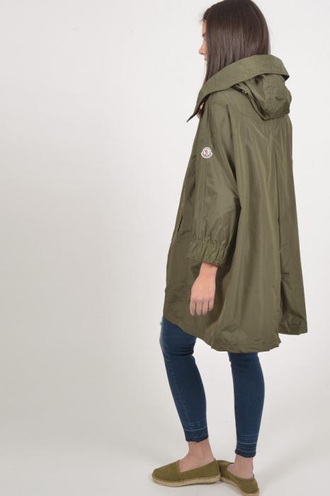 MONCLER Olive Parka ASTROPHY Giubbotto Midi Hooded  Rain Coat Jacket MSRP $1130