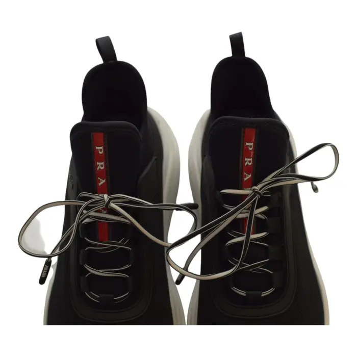 Prada Bi-Coloured Neoprene Chunky Sneakers Mesh America's