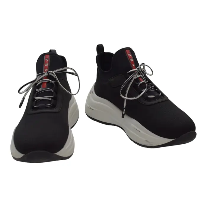 Prada Bi-Coloured Neoprene Chunky Sneakers Mesh America's Prada Bi-Coloured Neoprene Chunky Sneakers Mesh America's