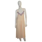 Pitusa Orange Leopard Print Sheer Summer Holiday Beach Midi Dress