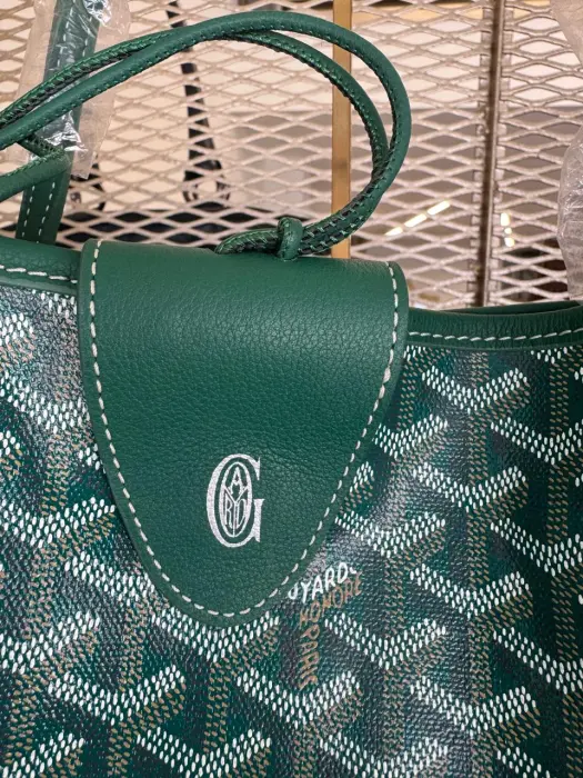 Goyard CROC UNIVERSEL Green Charm Bag Clip for Saint Louis & Anjou