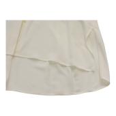 The Row CARLTON Porcelain White Sheer Viscose Oversized Blouse – Size L