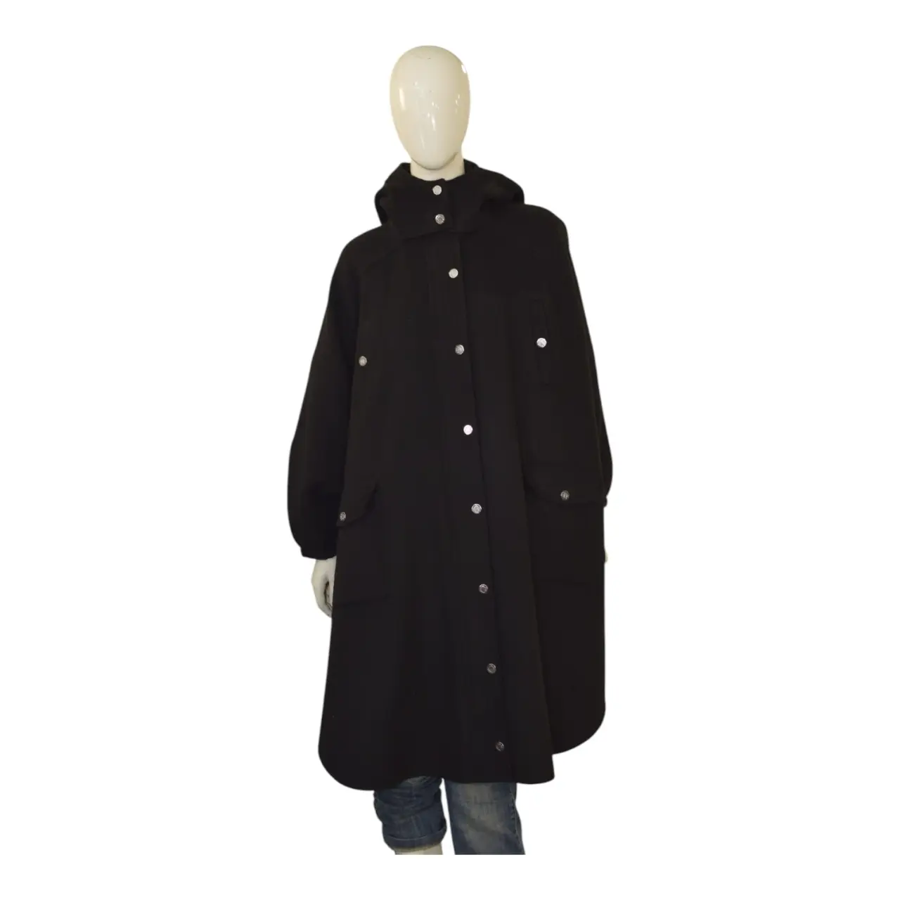 Black Wool Maje Jacket
