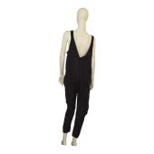 One Teaspoon Black Relaxed Fit Overalls Jumpsuit Sleeveless V back – Size XS