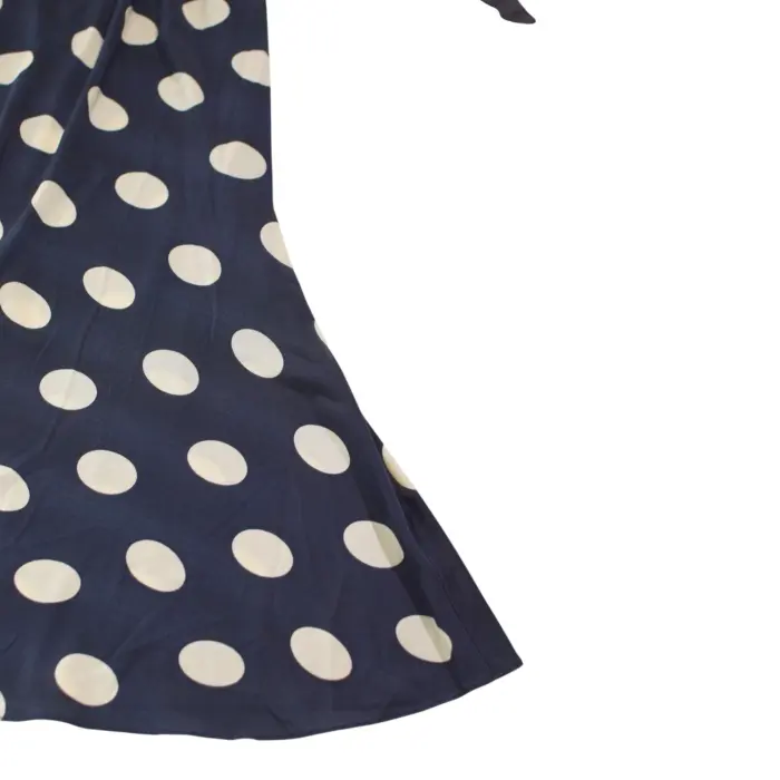 princess polly baby blue dress Business Travel Outfit of the Week: Polka Dot Wrap Dress main image 1