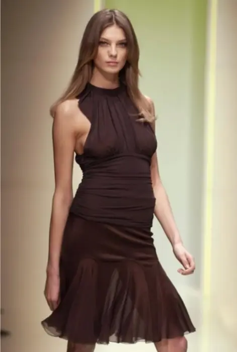 F/W 2005 Versace Runway Brown Sheer Silk Chiffon Skirt IT 38 Vintage Collectors - Swap Shop F/W 2005 Versace Runway Brown Sheer Silk Chiffon Skirt IT 38 Vintage Collectors - Swap Shop