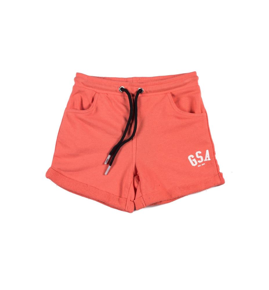 Παιδική Βερμούδα - GSA Basic Shorts Κοραλί - 88-3716