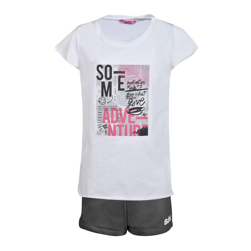 Παιδικό Σετ - BodyTalk Σετ με κοντομάνικο t-shirt με σχέδιο και shorts - 1191-704099-00200