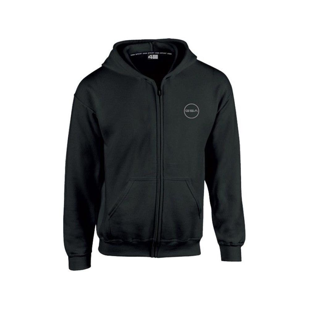 GSA Supercotton Zipper Hoodie - 17-38007 Black