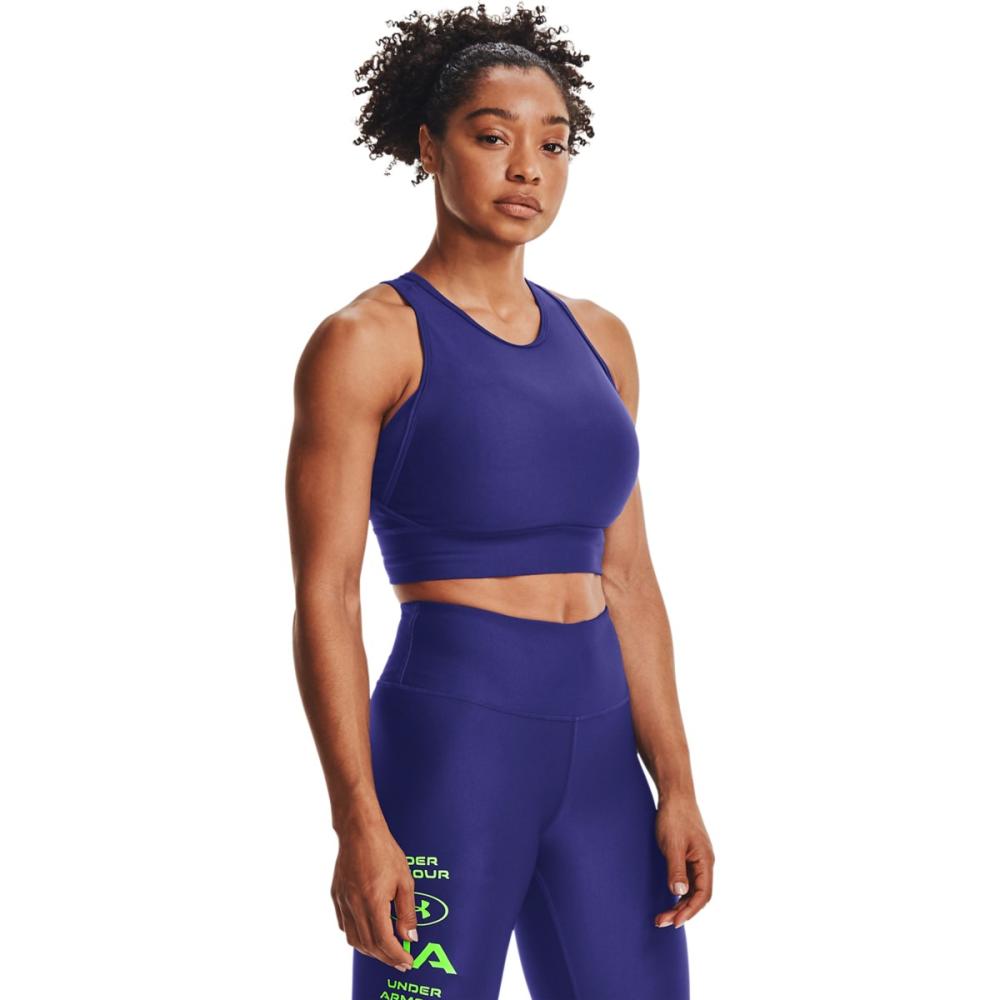 Under Armour Womens HeatGear® Crop Tank - 1360848-415