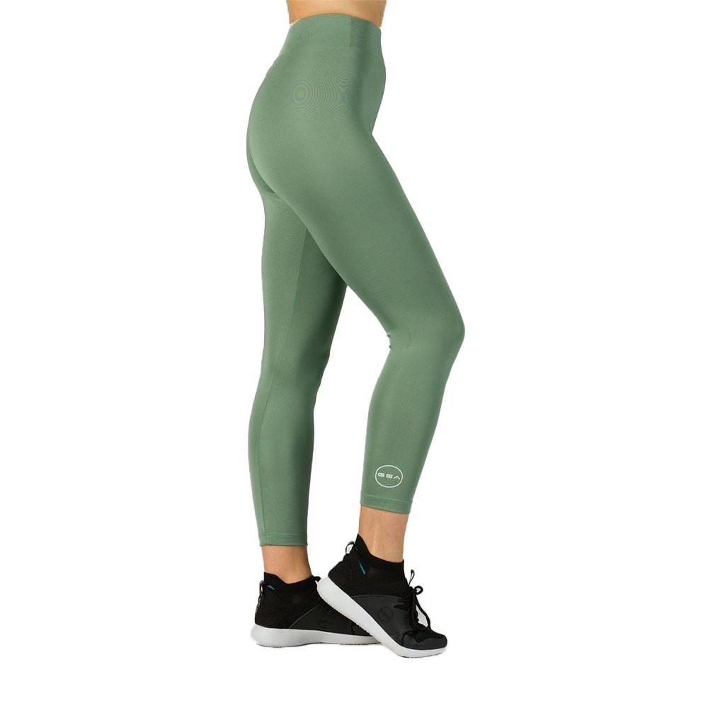 GSA Up & Fit Womens Leggings 7/8 Green - 1721007002-07