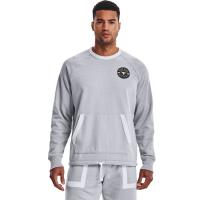 Under Armour Mens Project Rock Heavyweight Terry Crew Γκρι - 1370452-011