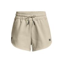 Under Armour Womens Project Rock Fleece Shorts Μπεζ - 1371371-279
