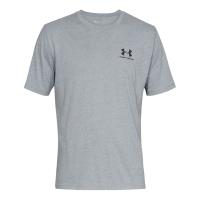 Under Armour Mens UA Sportstyle Left Chest Short Sleeve Shirt Γκρι - 1326799-036