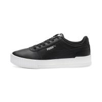 Puma Carina Leather Womens Trainers Μαύρο - 370325-01