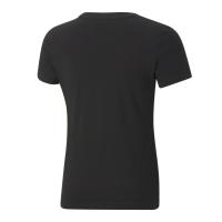 Puma Summer Roar Logo Youth Tee Μαύρο - 533387-01