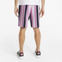 Puma SWxP AOP Longline Shorts 10" TR Ανδρική Βερμούδα Ριγέ Πολύχρωμη - 534181-02