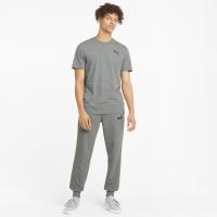 Puma Essentials Logo Mens Sweatpants Γκρι - 586716-03