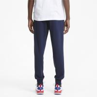 Puma Essentials Logo Mens Sweatpants Μπλε - 586716-06