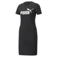 Puma Essentials Womens Slim Tee Dress Φόρεμα Κοντομάνικο Μαύρο - 848349-01