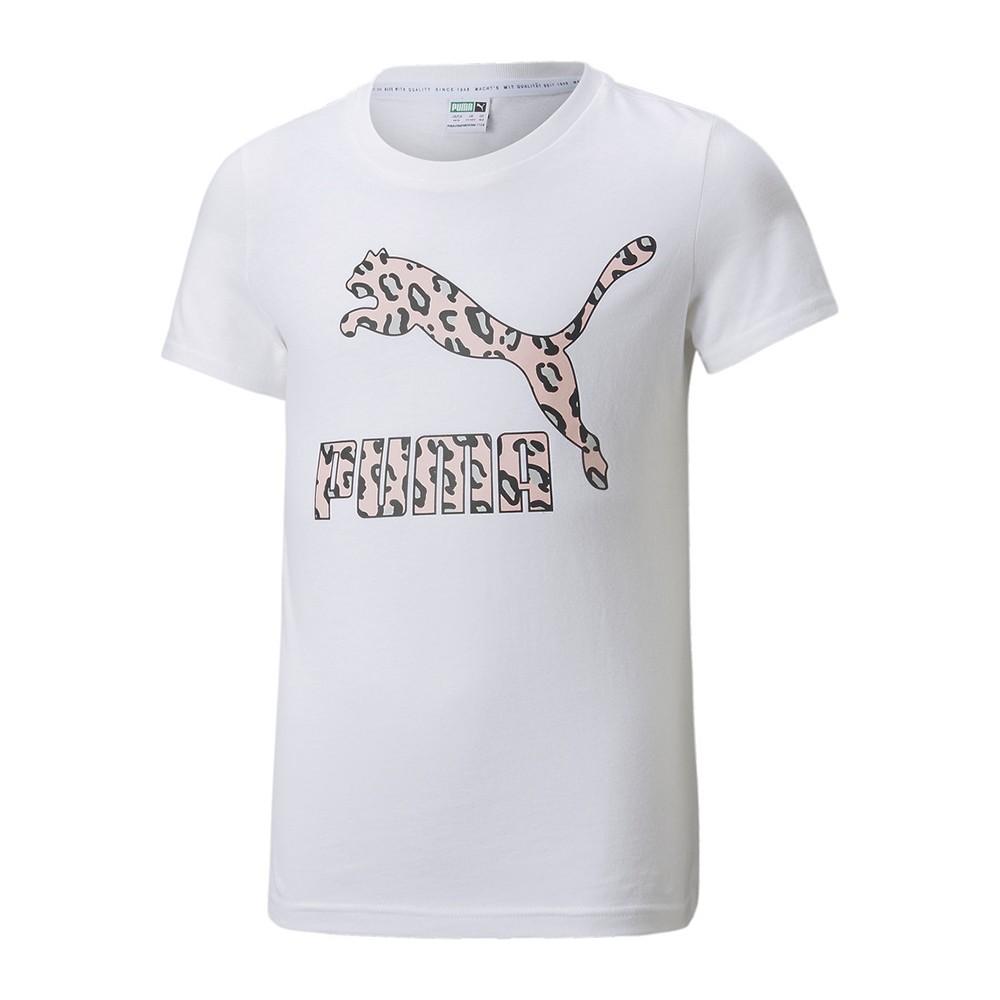 Puma Summer Roar Logo Youth Tee Μαύρο - 533387-52