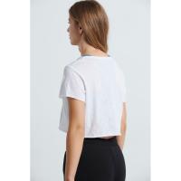 Bodytalk Γυναικεία Bdtk cropped μπλούζα Λευκό - 1221-901220-00200
