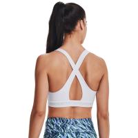 Under Armour Womens Armour Mid Crossback Sports Bra Λευκό - 1361034-100