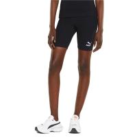 PUMA Classics Ribbed Womens Short Leggings Μαύρο - 533507-01