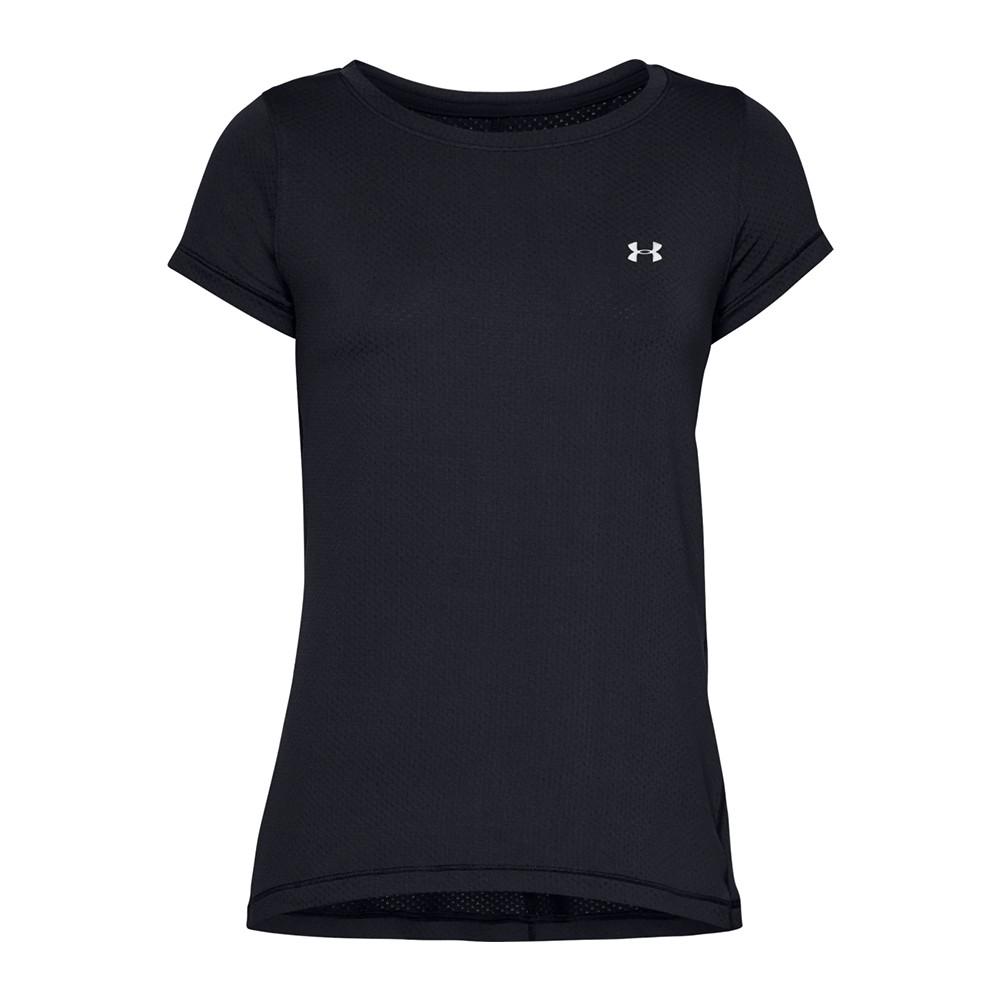 Under Armour Womens HeatGear® Armour Short Sleeve Μαύρη - 1328964-001