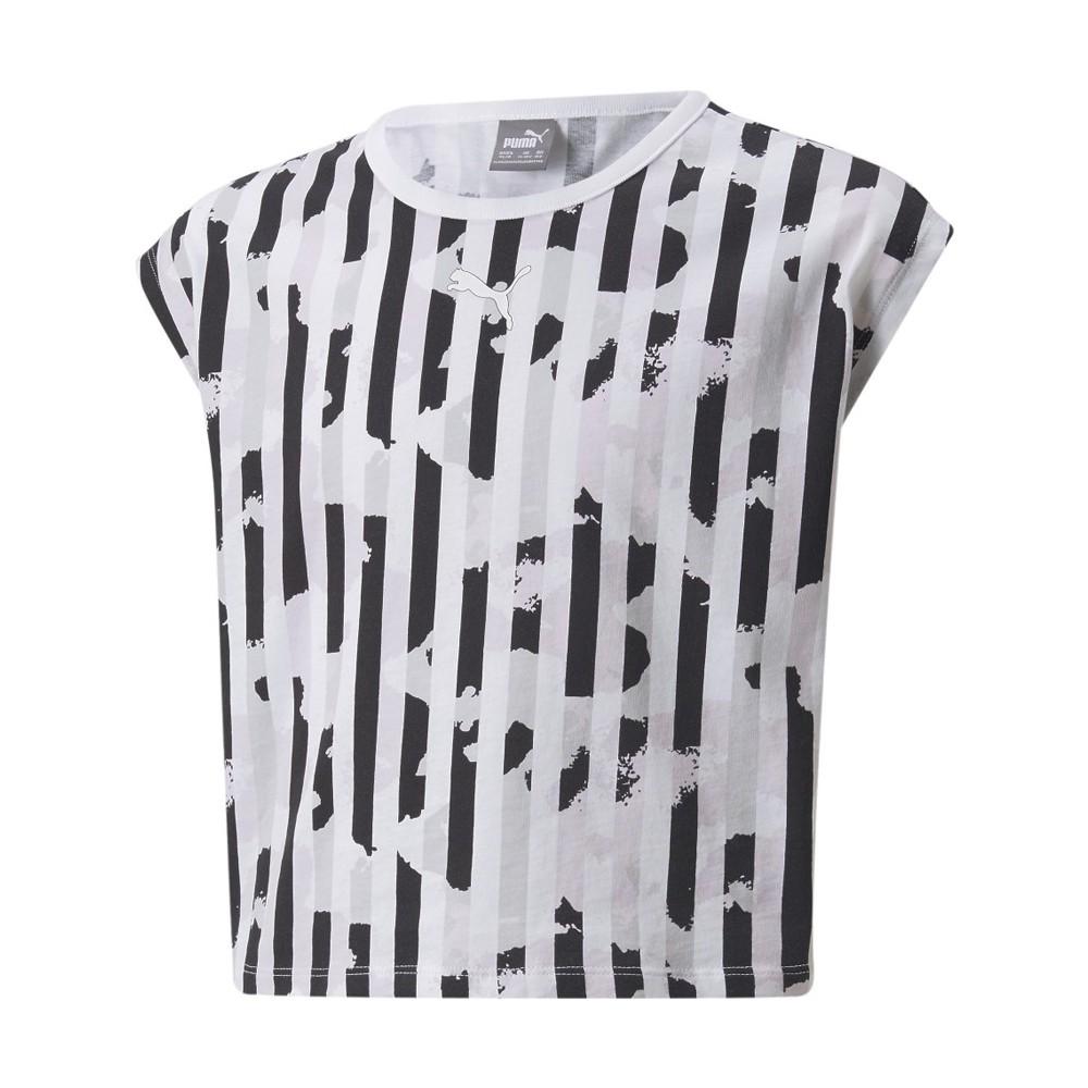 Puma Alpha AOP Style Tee G Παιδική κοντομάνικη μπλούζα - 846948-02