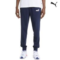 Puma Essentials Logo Mens Sweatpants Μπλε - 586716-06
