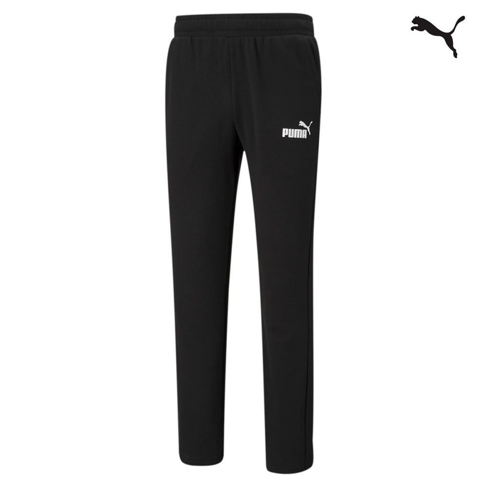 Puma Essentials Logo Pants Ανδρική φόρμα μαύρη - 586720-01