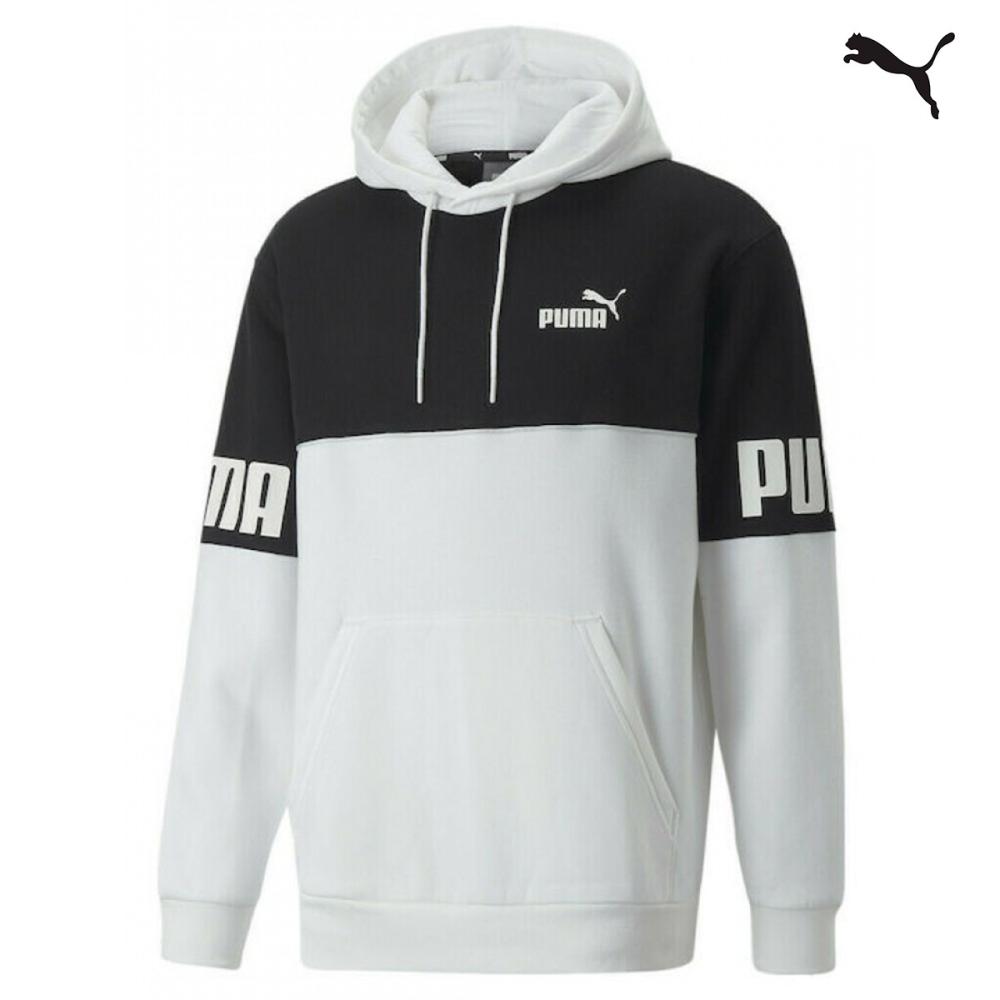 Puma Power Colorblock Hoodie Fl Ανδρική φούτερ με κουκούλα - 849807-02