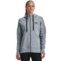 Under Armour Rival Fleece Fz Hoodie Γκρι Γυναικεία Ζακέτα με κουκούλα - 1356400-036