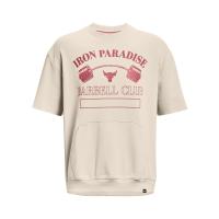 UA Project Rock Hm Gym Heavyweight Crew Ανδρικό φούτερ κοντομάνικο - 1373571-110