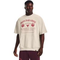 UA Project Rock Hm Gym Heavyweight Crew Ανδρικό φούτερ κοντομάνικο - 1373571-110